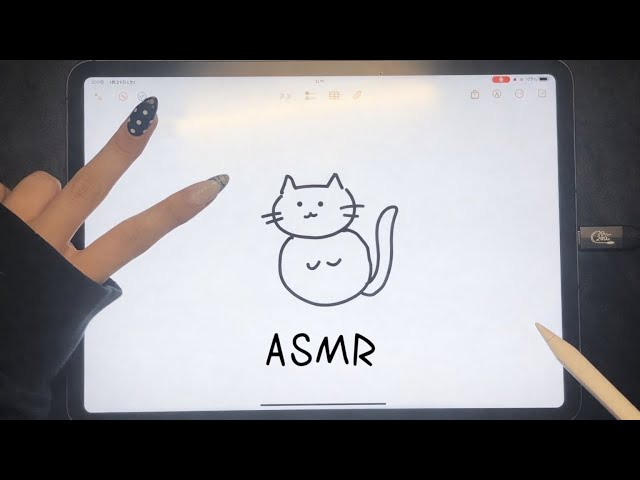 【ASMR】iPadに文字を書く音🪄