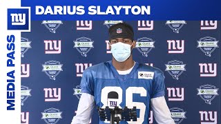 Darius Slayton on Familiarity in Year 2 of Offense | New York Giants