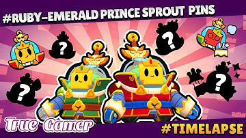 Ruby And Emerald Prince Sprout Pins #OnceUponABrawl