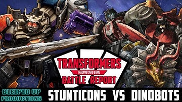 Transformers Trading Card Game (TCG) - Stunticons VS Dinobots