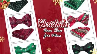 Hisdern Solid Color Ties for Men