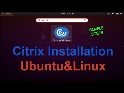 How to Install Citrix workspace in Ubuntu 20.04 | 2023