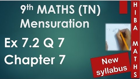 9th maths chapter 7 exercise 7.2 question 7 tn samacheer hiba maths