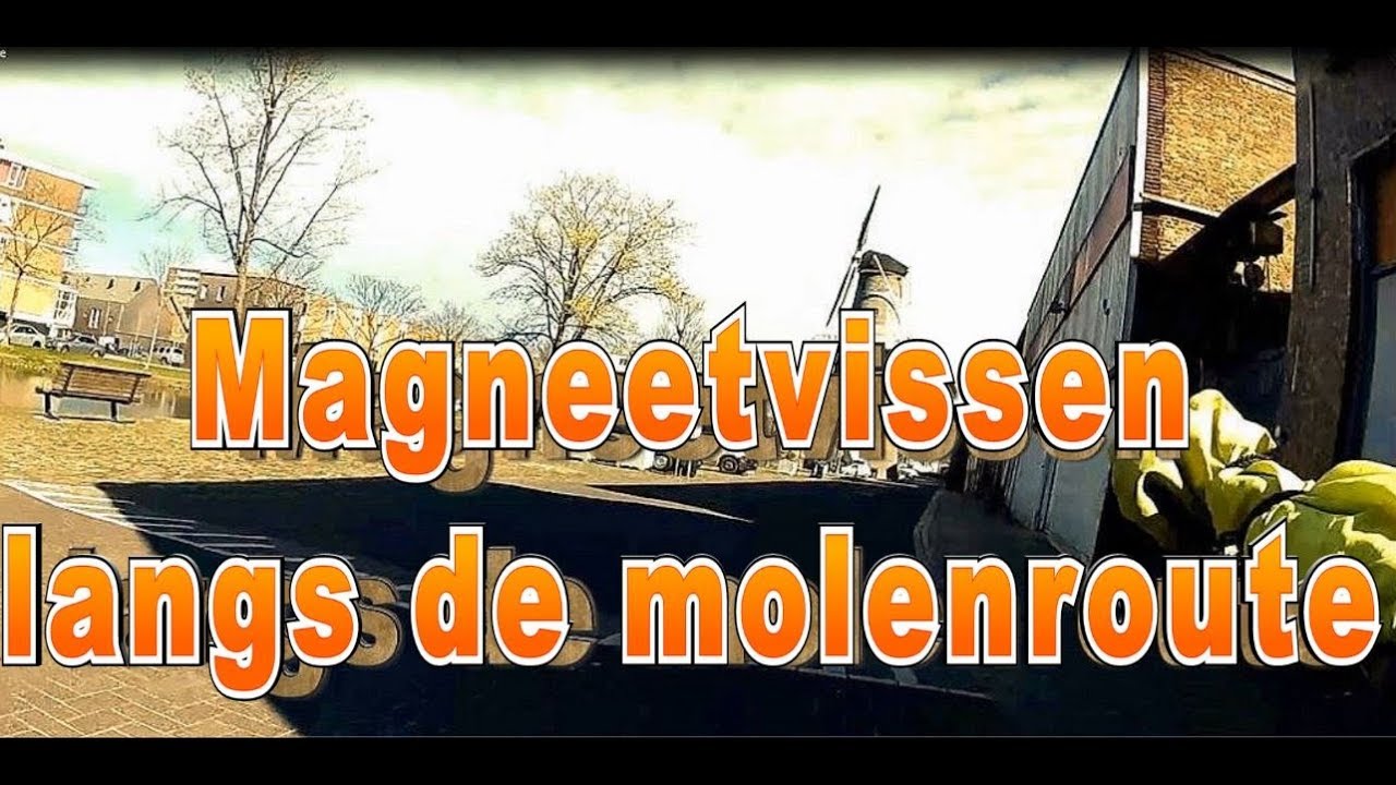 Magneetvissen (magnet fishing) 151, langs de molenroute rotterdam tourism