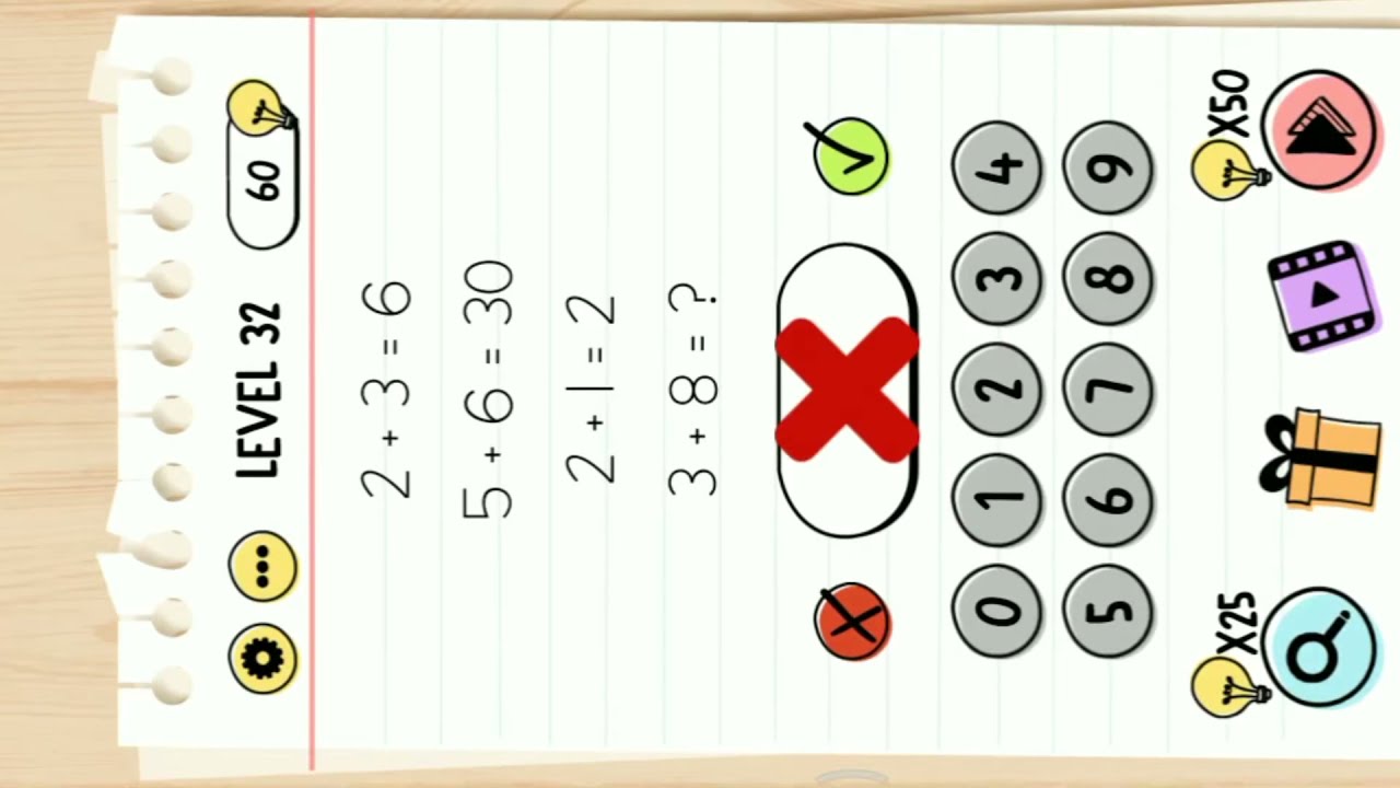 Brain Test Level 32 Answers • Game Solver