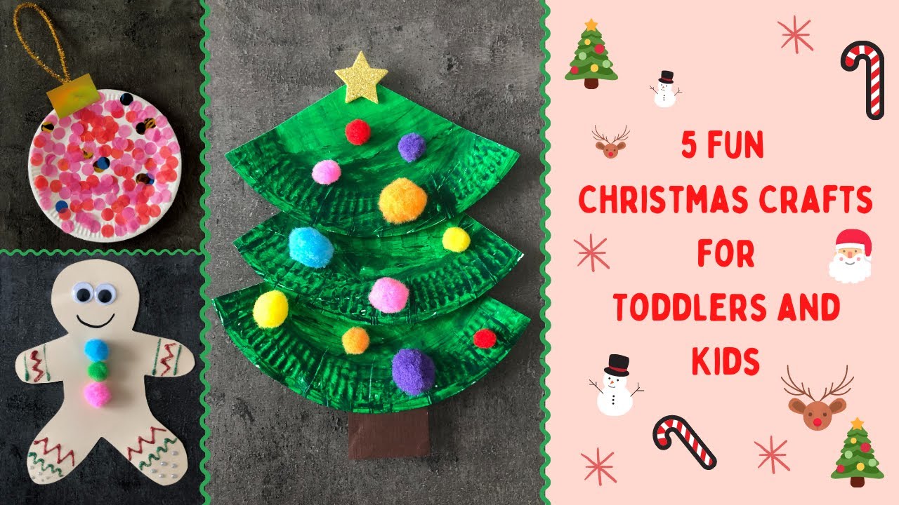 Christmas Ornament Pom-Pom Push (a fine motor craftivity for toddlers!)