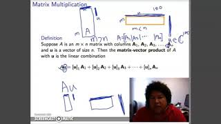 MATH 2120 Matrix-Vector Multiplication