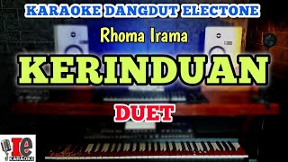 KERINDUAN KARAOKE DANGDUT RHOMA IRAMA - DE Karaoke