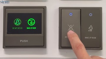 Hướng dẫn lắp đặt công tắc Không làm phiền và Mời dọn phòng cho khách sạn Simon i7 Không khuyến nghị