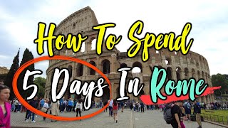 Rome in 5 Days: The Best Travel Itinerary for Exploring The Eternal City by Gone On Vacation 785 views 7 months ago 7 minutes, 2 seconds