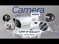12MP IP Bullet Camera | Night Demo | Speco Technolgies
