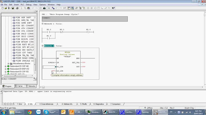 Test analog input module SM 331 AI 8 x 12 bit   YouTube
