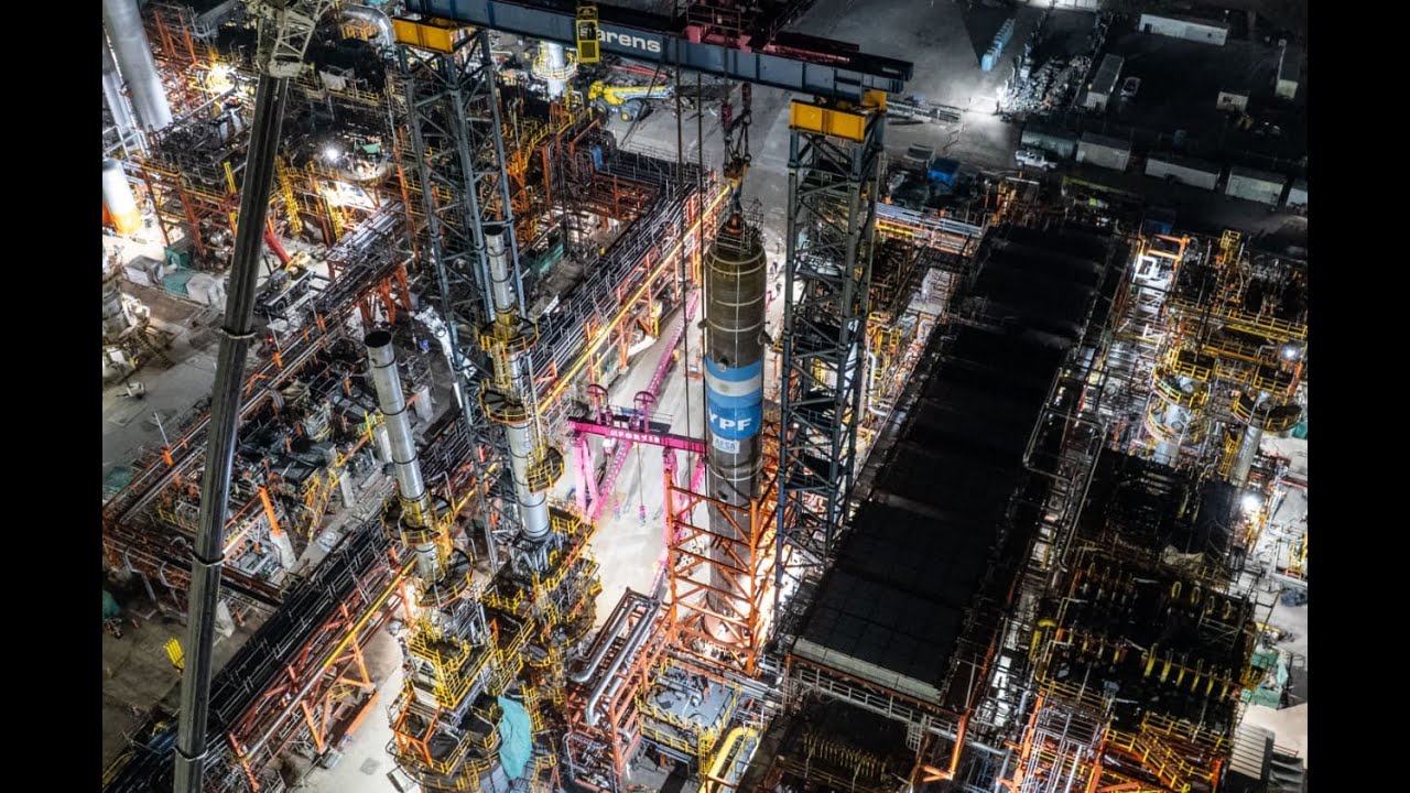 YPF avanza con la modernización del CILC: nuevo reactor marca un hito en Mendoza