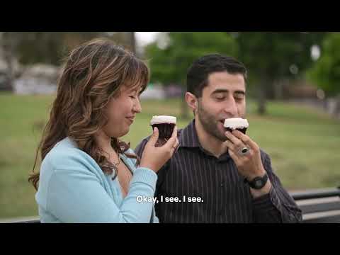 Love on the spectrum - Dani and Adan cupcake scene