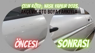 ÇELİK RÖTUŞ İŞLEMİ (Çelik rötuş nasıl yapılır tarifi )