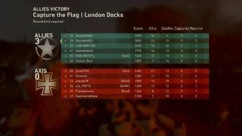 Call of Duty WWII CTF Gameplay