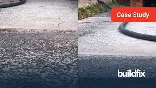 Lifting a Sinking Driveway with Geopoly™  | Buildfix