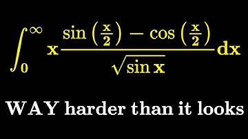 A surprisingly difficult integral!