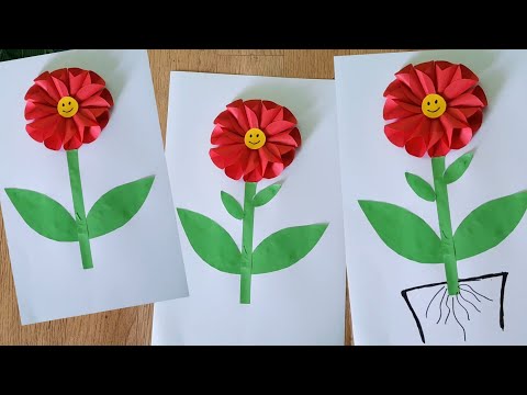 Cara membuat bunga dari kertas origami 