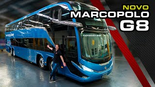 😎EXCLUSIVO: Veja de perto o Novo MARCOPOLO G8 Paradiso 1800 DD (agora o Ônibus mais TOP do Brasil)