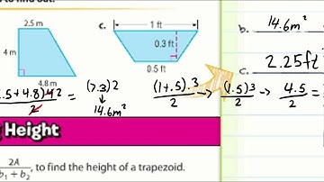 6th Grade Math Chapter 9 Lesson 3: Area of a Trapezoid