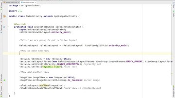 How to Create Dynamic View in android