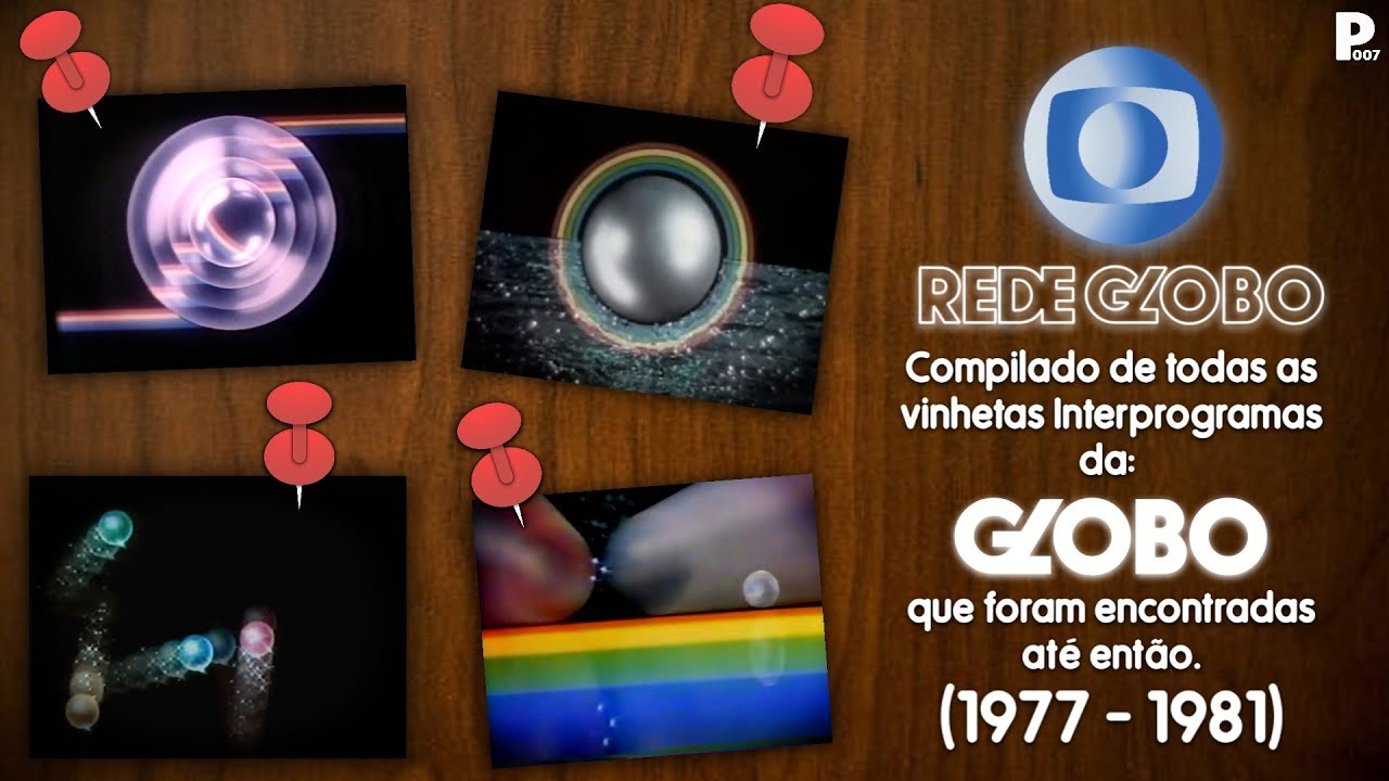 Compilado das vinhetas interprogramas da Rede Globo que foram encontradas até então. (1977 - 1981)
