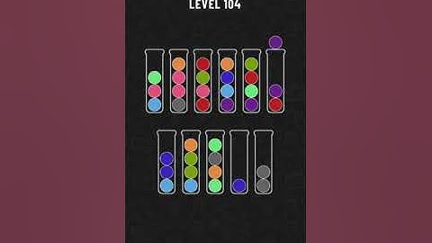 Ball Sort Puzzle Walkthrough Gameplay - Level 104