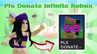 how to donate infinide in pls donate but infinite｜TikTok Search