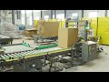 YUPACK Robotic Case Erector Using an integrated robot, case erector systems #robotics  #caseerector 