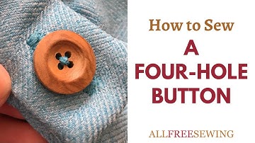 How to Sew Four-Hole Button
