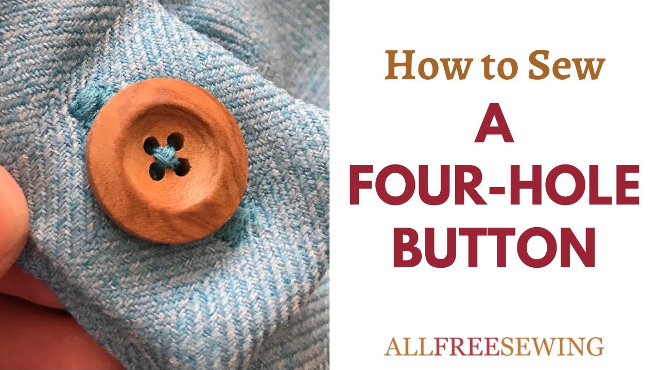 How to Sew a Button (with Pictures) - wikiHow