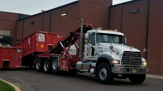 American Disposal Systems: Mack Granite / American roll off garbage truck