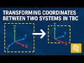 Transforming Coordinates Between Two Coordinate Systems in Trimble Business Center