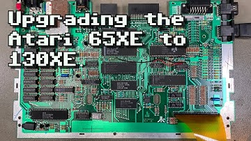 Atari 65XE to 130XE Upgrade