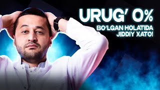 Urug’ 0%  bo’lgan holatida jiddiy xato! | Fayoz Aminov #farzandsizlik #bepushtlik