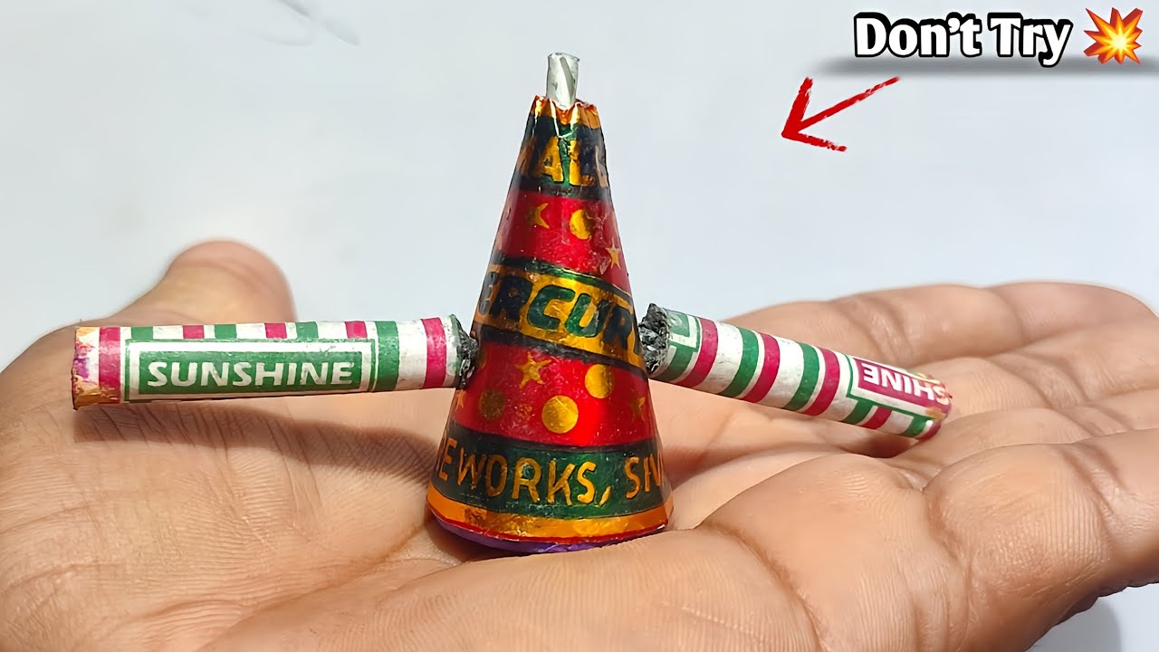 Anar Matchstick Amazing Cracker experiment 😱 || Diwali cracker testing ...