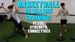 In Season Basketball Strength Training | Workout To Maintain Strength In Season Athletes screenshot 4