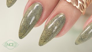 Snake Skin Effect  Bubble Nails