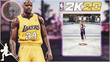 99 OVR SHAQ Is DOMINATING The PARK In NBA 2K20! NBA 2K20 BEST CENTER BUILD!