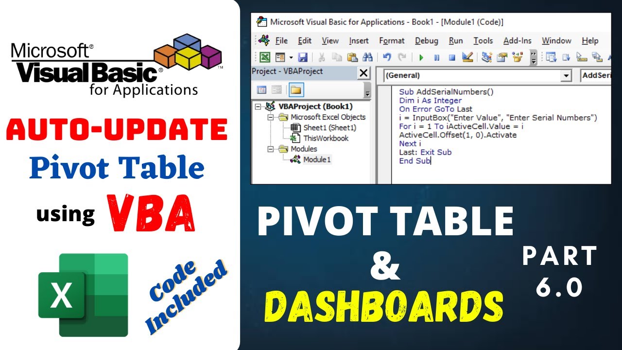 Using Vba Excel Pivot Table Tricks