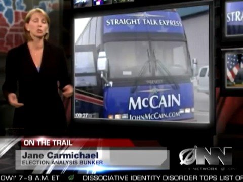 McCain Left On Campaign Bus Overnight