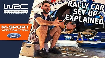 WRC Rally Engineer explains World Rally Car set up : M-Sport Ford World Rally Team
