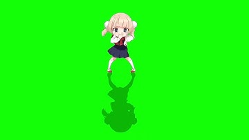 9mm go bang with shadow(green screen) - shigure ui loli dance