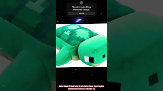 Mattel Minecraft Plush Turtle 12-Inch Stuffed Animal Figure, Inspired by #minecraft #turtle #plush
