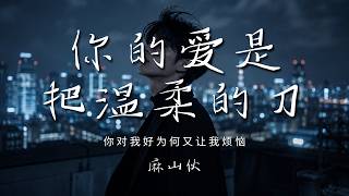 麻山伙 - 你的爱是把温柔的刀 「你对我好为何又让我烦恼 情也难了爱也难了让我忘不掉」【动态歌词/PinyinLyrics】♪