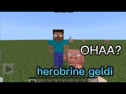 minecraft herobrine nasıl çağırılır 2023