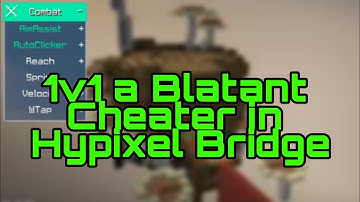 Beating a Blatant Cheater in Hypixel Bridge