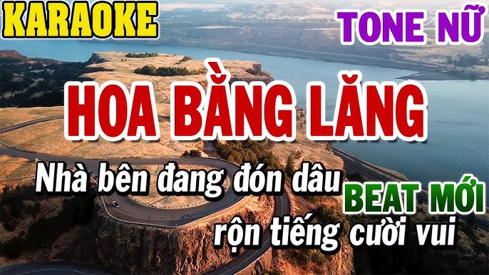 Karaoke Hoa Bằng Lăng Tone Nữ | Karaoke Beat | 84