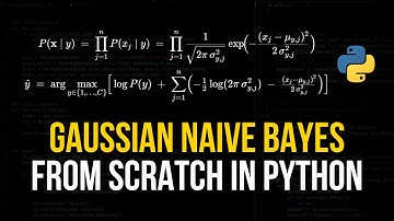 Gaussian Naive Bayes From Scratch in Python (Mathematical)